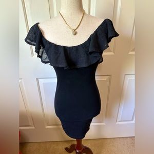 YES Clothing Co | off the shoulder low back Bodycon mini dress | Size: small